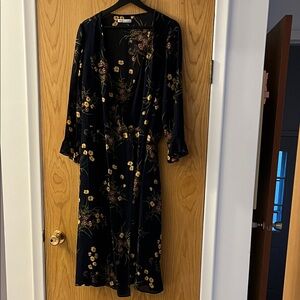 Reformation Mulberry Wrap Dress in Mademoiselle